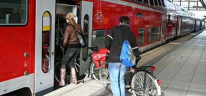 Fahrradmitnahme im Regionalzug