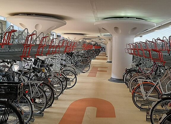 Radstation in Houten (NL)